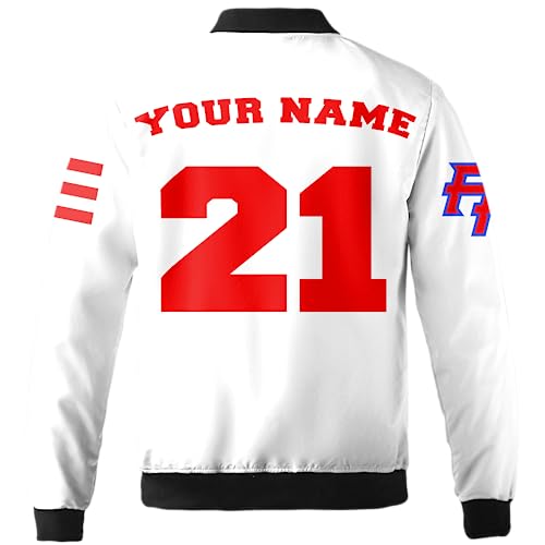 ThuhaTree Store Personalized Name & Number Sports Puerto Rico AOP Casual Bomber S-5XL, puerto rico bomber jacket2