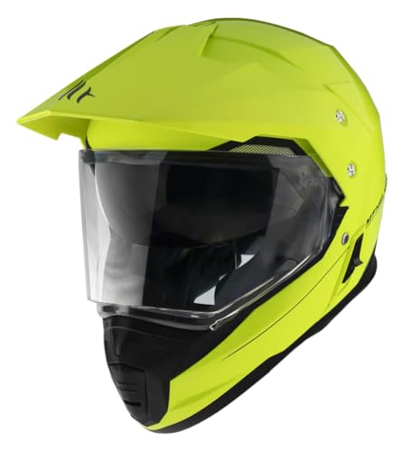 Casco Trail Moto MT Helmets SYNCRONY Amarillo Fluor HOMOLOGACION 22.05 Talla S