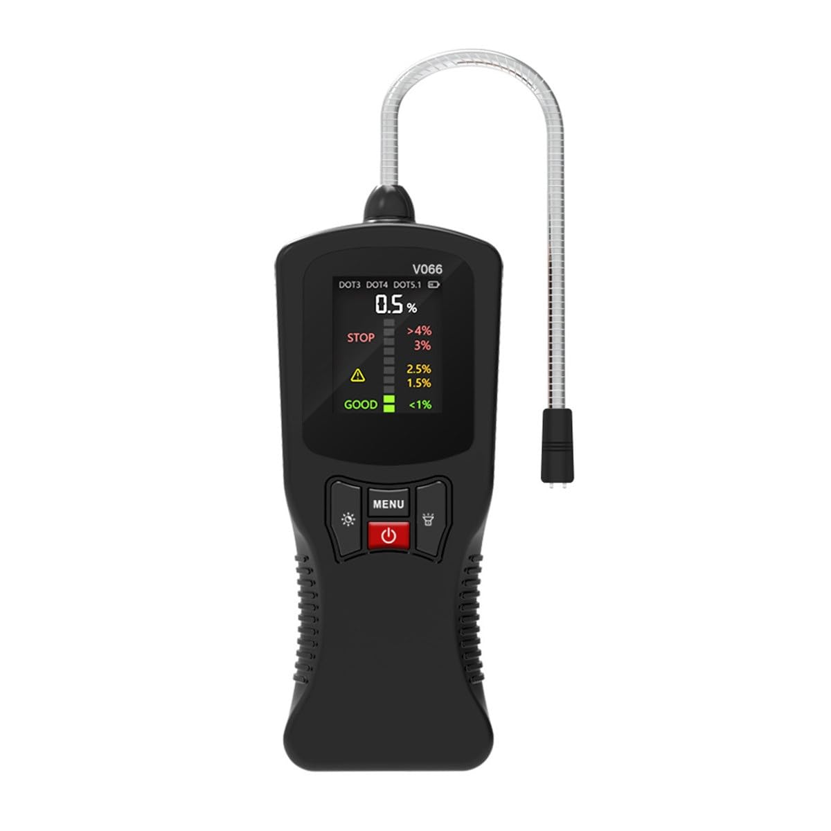 Strumento di rilevamento dell'olio dei freni Diagnosi del liquido dei freni automobilistico Tester del contenuto di umidità del freno Display digitale DOT3 DOT4 DOT5.1