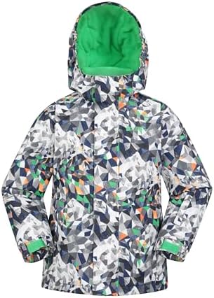 Mountain Warehouse Kids Ski Jacket & Pants set– Boys & Girls Snowsuit Grey Kids 5-6 Yrs (104-116 cm)