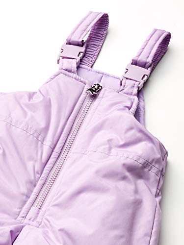 London Fog Girls' Little Snowsuit With Snowbib And Puffer Jacket, Violet Silver Foil, 5/6 #TOP3