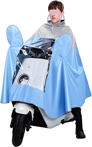 Poncho impermeable con capucha para bicicleta y movilidad miniatura 1