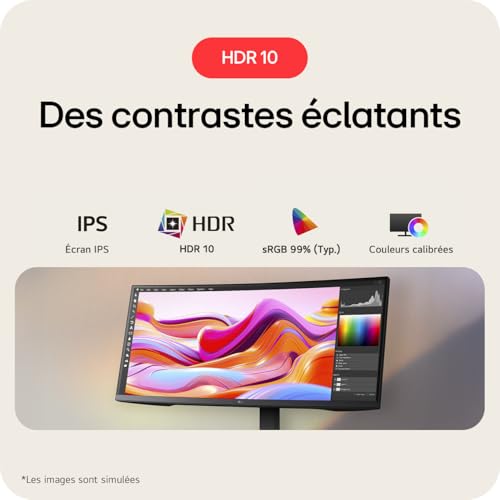 LG 34 LED UltraWide 34U650A B - vue 6