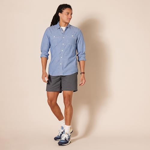 Image of Amazon Essentials Men's Classic-Fit 7 inch Chino Shorts