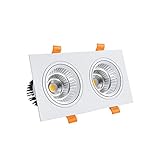 Ángulo de haz ancho: la luz del techo LED ajusta la atmósfera, ideal para sala de estar, dormitorio, baño, pasillo, hotel, oficina, biblioteca, KTV, bodega, almacén por departamentos y muchos otros lugares donde necesita una luz de techo brillante.
