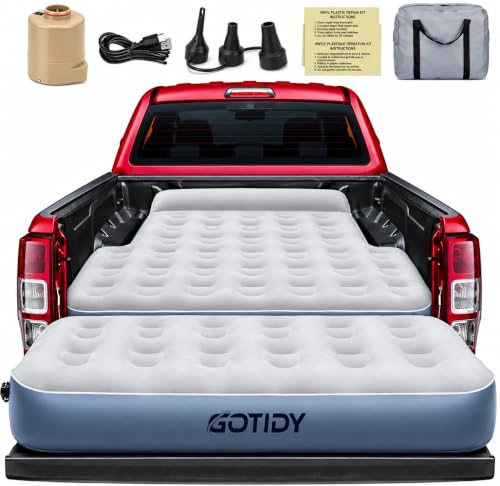 Inflatable Truck Bed Mattress for Tacoma Truck Air Mattress...