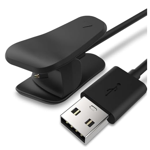 TUSITA Cargador para Garmin Vivosmart 4 - Cable de Carga USB 100cm - Smartwatch Accesorios