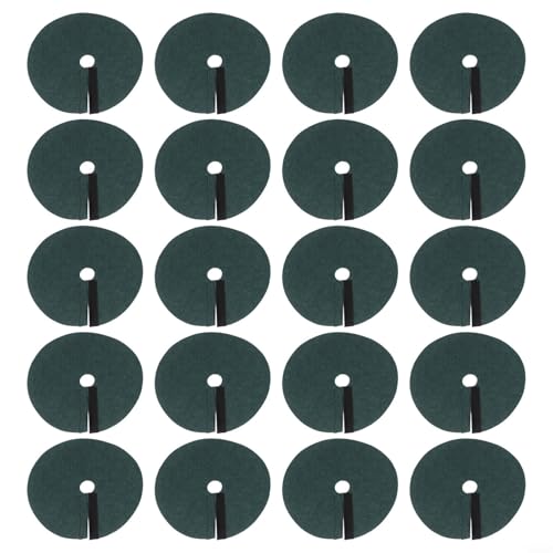 EffiFish Lot de 20 paillis non tissés anti-herbe pour anneaux pour jardinage durable, améliore la circulation de l'air et la rétention d'humidité (32 cm)