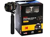 zenda club Kodak PIXPRO SP360 4K - Fotocamera sportiva 360°, ultra HD, Action Cam VR grandangolare 235°, WiFi NFC, videocamera Vlog Moto bicicletta da viaggio, compatibile con Youtube a 360°