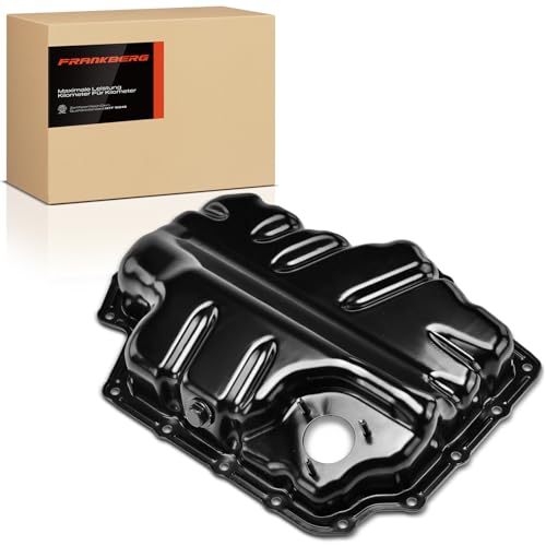 Frankberg Oil Sump Pan EnginesOil Sump Pan Compatible with Golf VII 5G1 BE1 BE2 BQ1 1.4L 2012-2021 Polo 6C1 6R1 1.4L 2012-2017 P.a.s.s.a.t 3G2 CB2 1.4L 2014-Today Petrol Replace# 04E103602
