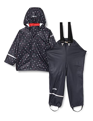 CareTec Unisex Kinder Rainwear Set - Pu W/O Fleece Rain Pants, Baked Apple...
