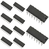 Waziaqoc 10-Pack SN74AHCT125 Quad Bus Buffer Gates, DIP-14 TTL-Compatible Tri-State IC for Signal Isolation...