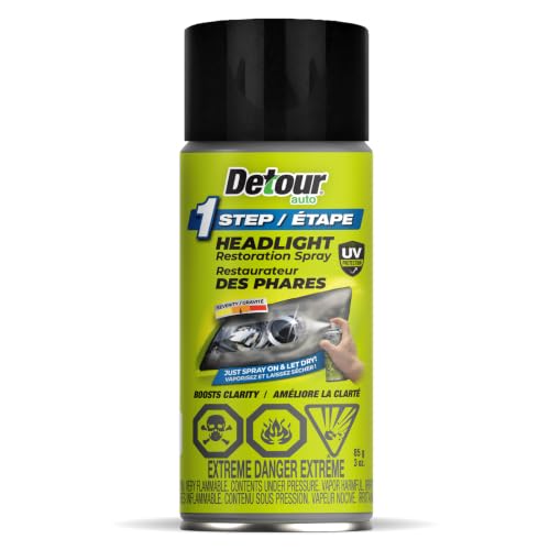 Detour 2-in-1 Headlight Restoration Spray