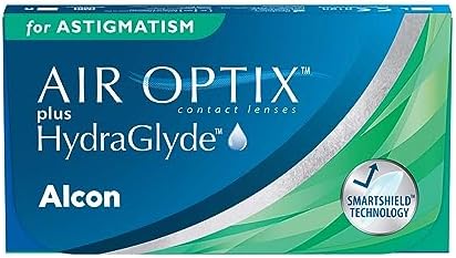 Air Optix plus HydraGlyde Toric | 6 Stk | CYL -0.75 | ACHSE 20 | -8.00 dpt
