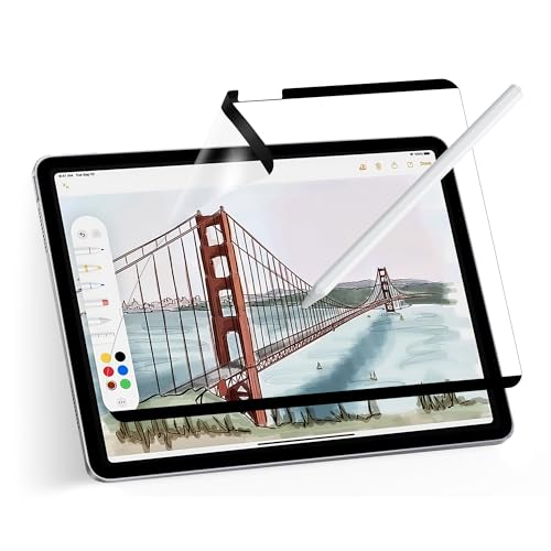 Megoo Magnetic Paperfeel Screen Protector for Surface Pro 7/6/5/4/3 (2015-2020) 12.3 Inch Removable Paper-Texture Screen Crafted for Natural Writing Anti Glare Washable & Removable