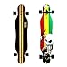 DINBIN 41 Inch Drop Through 8 Ply Maple Complete Longboards Skateboard Dancing,Cruising,Curving,Freeride Slide,Freestyle and Downhill Freestyle Cruiser for Teens or Adults