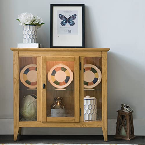 Leick Furniture Curio Cabinet, Desert Sand #TOP5