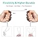 Cat 8 Ethernet Cable 6M / 20 FT, High Speed Braided Network Cord Cat8 RJ45 Shielded Indoor Heavy Duty LAN Cables Compatible for Gaming PC PS5 Xbox Modem Router 20FT / 6M