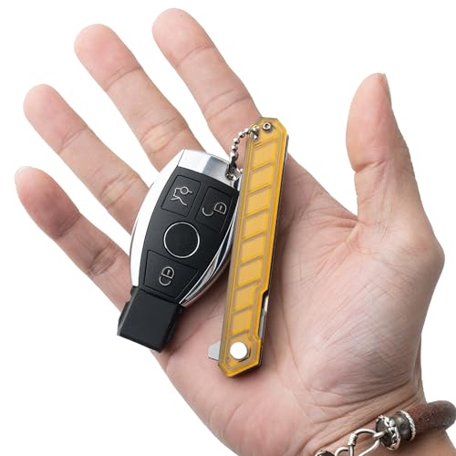 Image of OLITANS G046 Mecha Mini Slim Folding Scalpel with 5pcs #24 and 5pcs #60 PEI Handle with Liner Lock, Utility EDC Pocket Knife with Back Clip(PEI)