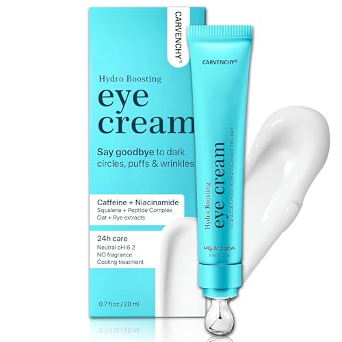 Nigwedete Eye Cream for Dark Circles With Caffeine Peptides Niacinamide Oat & Rye Eliminates Dark Circles Puffiness & Wrinkles Repairs Skin Barrier Anti-Aging for All Skin