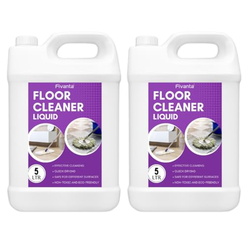 FIVANTA Floor Cleaner Liquid 10 L 99.9% Germ Kill| Tile, woo...