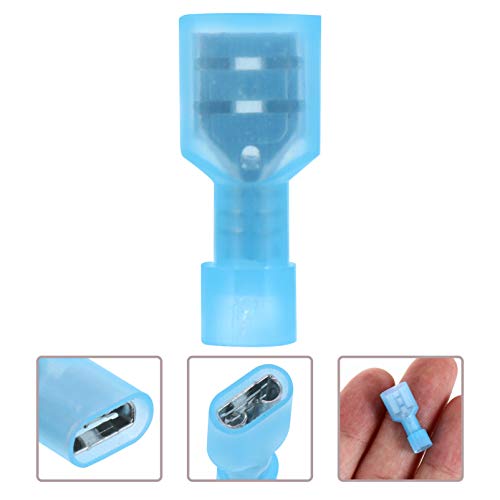 ULTECHNOVO Conectores Tipo Espada 150Pcs Termorretráteis Femininos Terminais Tipo Spade Elétrico Kit