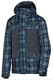 Rehall Drake Ski-/Snowboardjacke Graphite Checks Herren NEU, Wähle Deine Größe:M