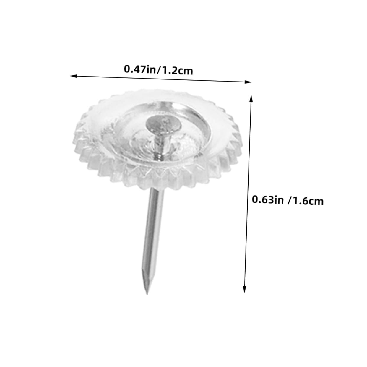 ARTIBETTER 5 Sätze Transparente Pinnwand Reißnägel Dekorative Pushpins Für Korkplatten Und DIY Projekte Für Zuhause Und Büro Einfach Zu Verwenden Und Stilvolles Design 200 Stück * 5