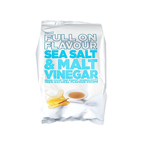 (Marks & Spencer (�}�[�N�X���X�y���T�[)) �C���������g�r�l�K�[�`�b�v�X150�O���� (x2) - Marks & Spencer Sea Salt & Malt Vinegar Crisps 150g (Pack of 2) [���s�A��