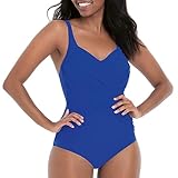 Anita - Aileen Underwired Slimming Swimsuit, Blue, 36C