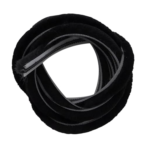 MICEL - 92608 - Burlete para Mosquitera, Fácil Montaje y Adaptabilidad, Recortable, de Polipropileno Resistente, Acabado Negro, Incluye 3 metros