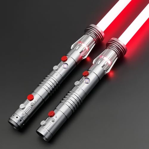 Light Saber, Heavy Dueling Light Sabers 2 Pack, 12 RGB Colors 16 ...