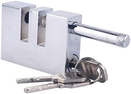 Miniatura 7 de Cerradura de volante de automóvil forjada de acero resistente con núcleo de bloqueo de cobre, cerradura de seguridad antirrobo para automóviles,