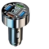 Sécurité optimale intégrée: Chargeur voiture voltmetre conçu avec un système intelligent de protection contre les surtensions, la surchauffe et la surintensité, assurant une charge stable et sécurisée de vos smartphones, tablettes et autres appareils.