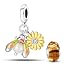 Firefly Flower Charm