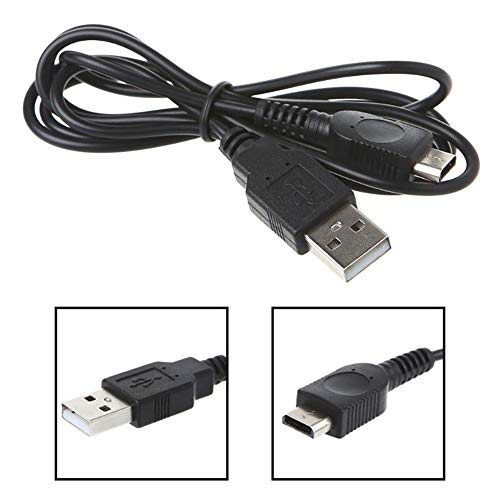 Cable cargador USB para Gameboy Micro GBM de 1,2 m, cable de carga de repuesto 2