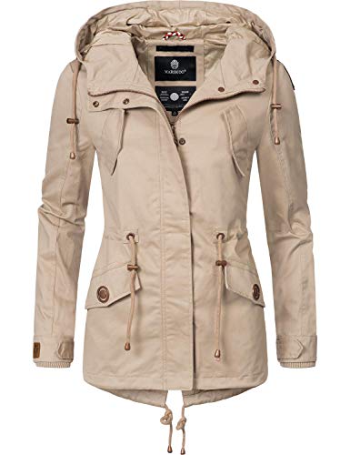 Preisvergleich Produktbild Marikoo Damen Baumwolljacke Übergangsjacke Manolya Sun Taupe Gr. S