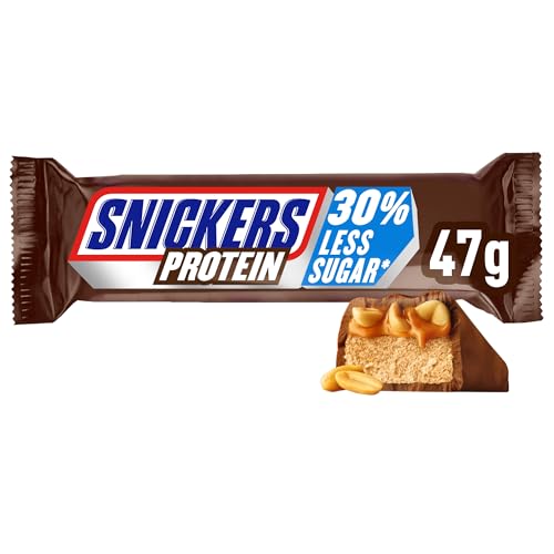 SNICKERS Protein Riegel, Schokoriegel Protein, Großpackung, 18 x 47g
