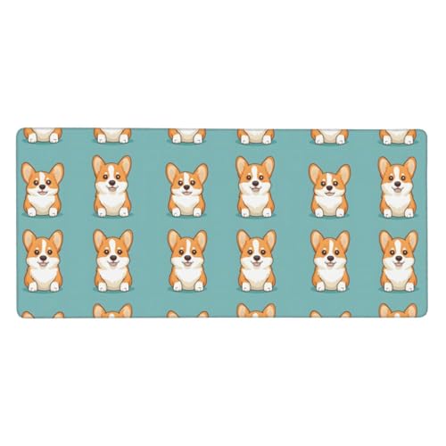 Grand tapis de souris de jeu bords cousus anti-effilochage