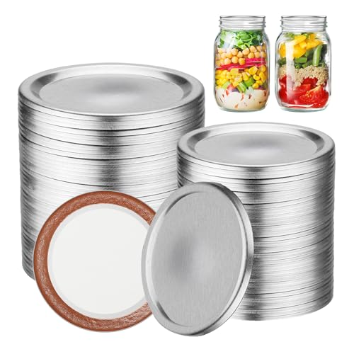 Canning Lids Regular and Wide Mouth, Mason Jar Lids Only for Ball, Kerr Jars (56)