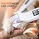 Nobleza krallenschleifer für Hunde und Katzen, Krallenschere 2 in 1 mit 2 LED-Leuchten, Elektrische Krallenschneider mit LED-Anzeige für Haustier, Nagelschere mit Schutzhülle für Mittlere Kleine Hunde