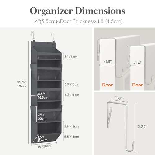 50% Off Lifewit Over the Door Organizer with 4 Side Pockets