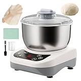 Teigmischer,7L/9L automatische Knetmaschine mit Fermentierungsfunktion,250W elektrischer Teigbereiter,automatische Knetmaschine mit großer Kapazität,Standmixer, for Backen zu Hause(7L)