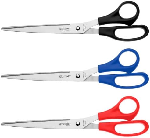 Westcott Buero 7 inch Scissor - Assorted Colours (Set of 3)