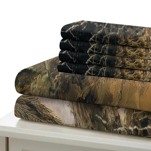 Chasse au Sanglier Housse de Couette lit double 200x200cm en microfibre douce