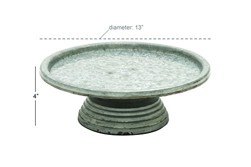 Deco 79 49189 Metal Galvanized Cake Stand thumb #5