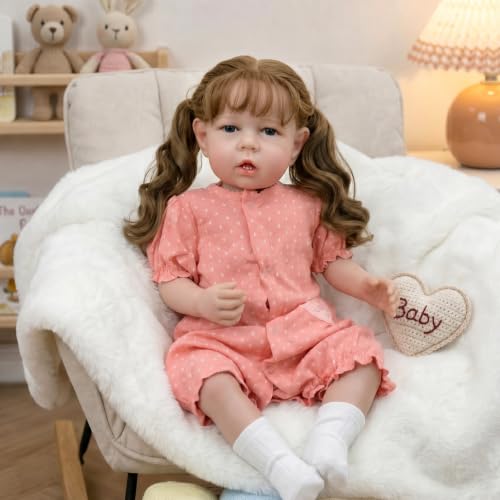 Muñeca bebé realista 50 cm cuerpo suave tronco de tela miniatura 1