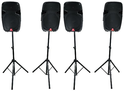 Rockville RAMSYS15 Wireless System w/4 15