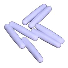 BIPEE C Type Magnetic Stir Bar with 6mm X 30mm PTFE Cover Stirring Rod Pack of 10