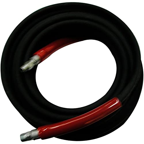 MTM Hydro 30.0055 Kobrajet 5800 PSI 310 Degree 100' Black Pressure Washing Hose 3/8